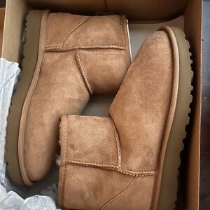 Tan Suede Ankle Boots